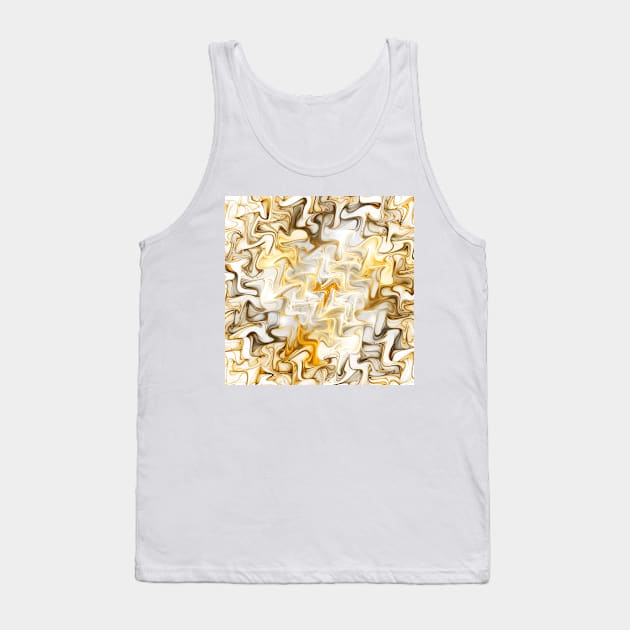 Golden ripples Tank Top by krinichnaya